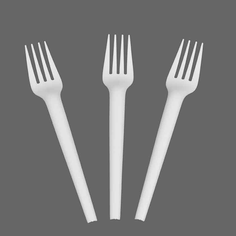 Quanhua SY-FB-6FO, 6.2inch/158mm Eco-friendly Paper Fork in bulk packaging
