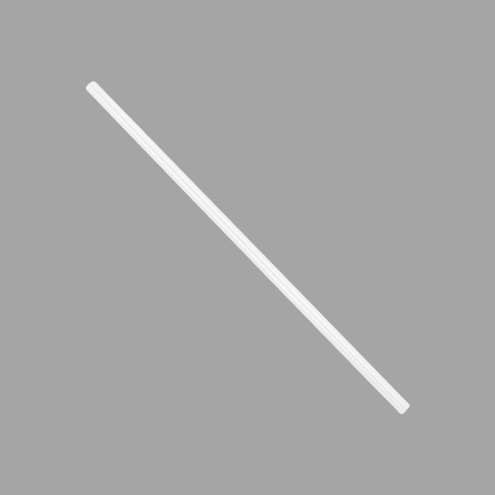 QH-ST-5-I Φ5 x 200 mm Individually Wrapped Biodegradable PLA drinking straw.