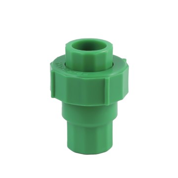 Pressure-Resistant Green PPR Check Valve Backflow Preventer For Water.