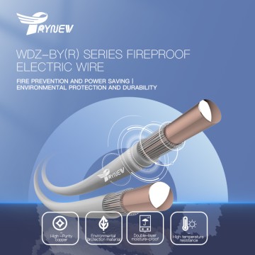 450/750V Copper-Core, LSNH, XLPO Insulated, Fire & Moisture Proof Electrical Wire