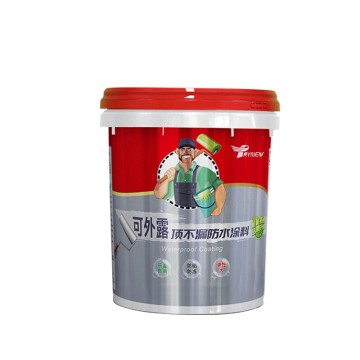 High-efficiency universal waterproof coating for indoor and outdoor use.