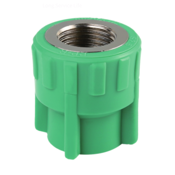 Straight 20x1/2 Inch Male Female Thread Socket Green PPR Pipe Fitting For House Decoration
