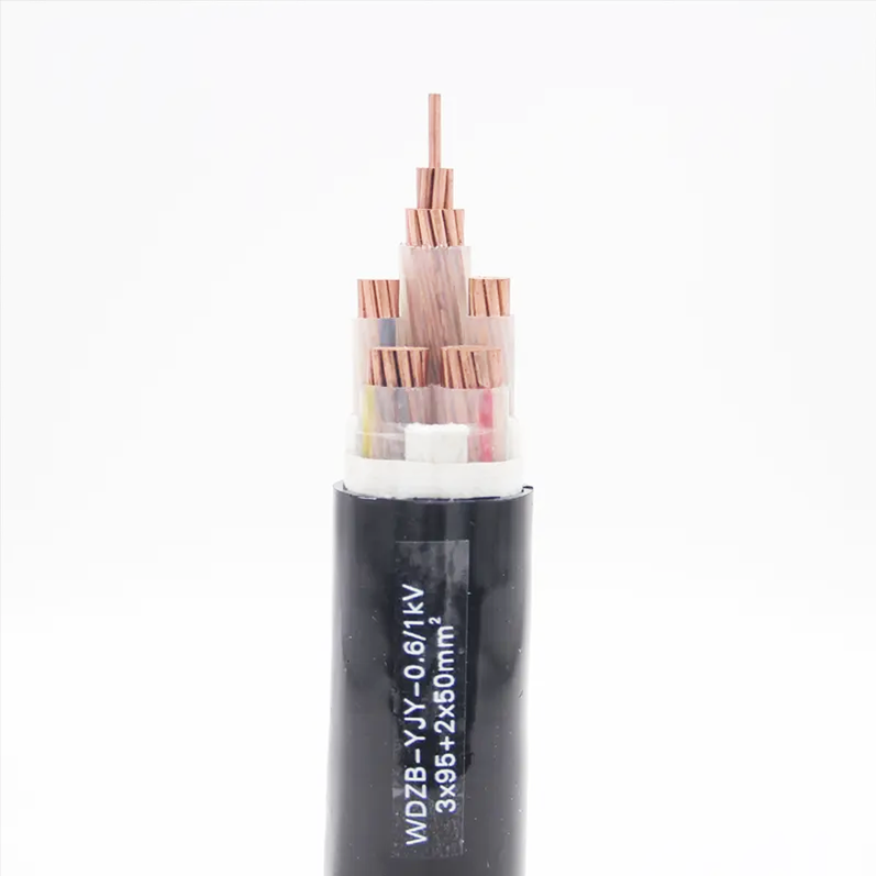 YJV Copper Core Cable 3/4/5 Core 4/6/10 mm Flame Retardant Power Cable