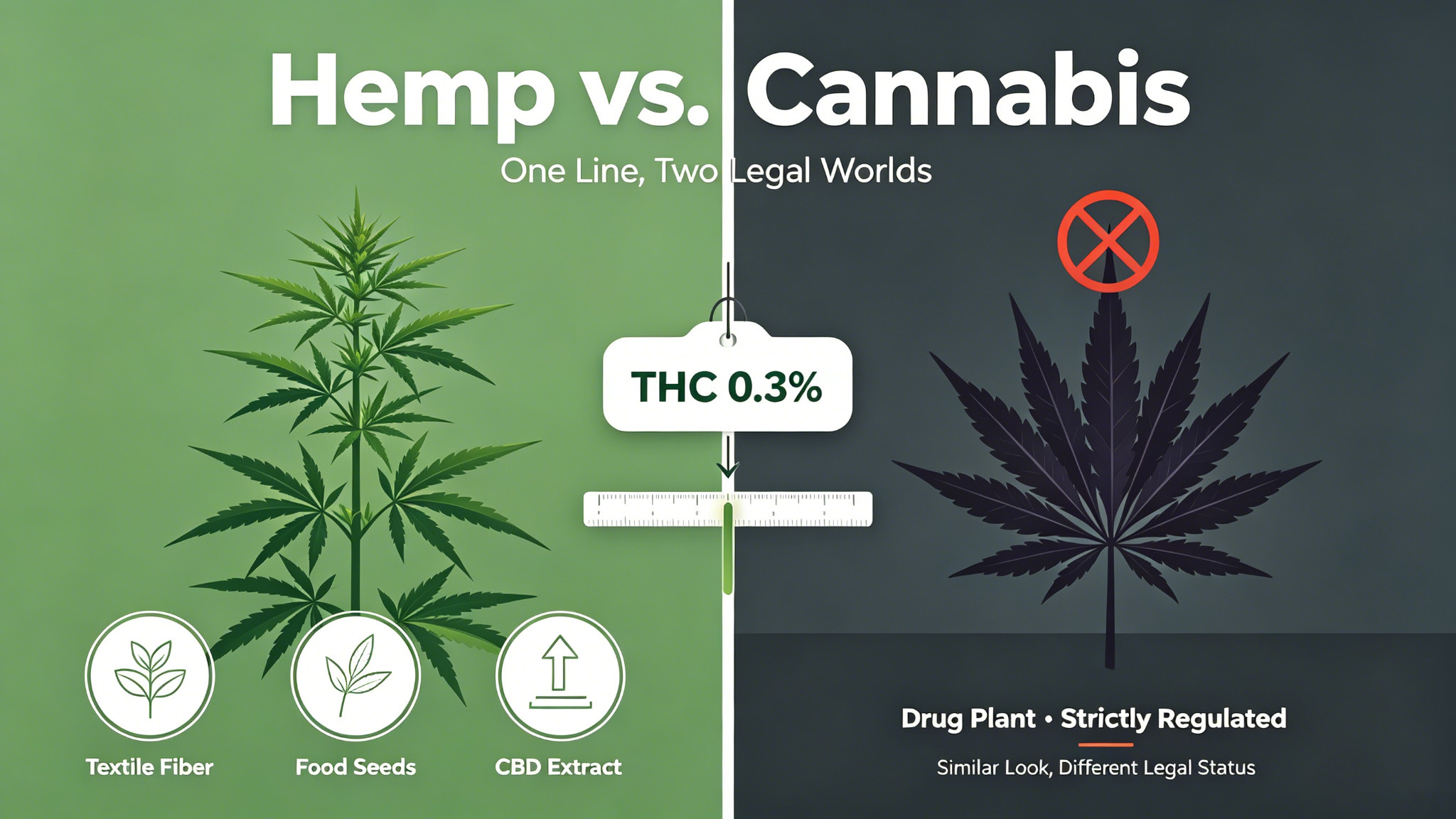 Industrial Hemp vs. Marijuana: How the Law Draws the Line