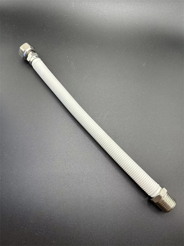 Корпус трубы из нержавеющей стали Разъем из нержавеющей стали гайка из нержавеющей стали Резиновая прокладка белая кожаная обложка