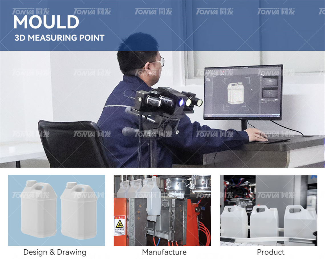 plastic jerry can blow molding making machine fully automatic production scheme627t