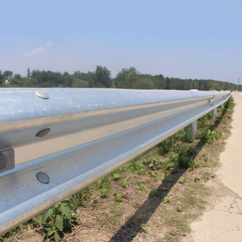 Metal Traffic Barrier Highway Guardrail Crash Barrier Dipped Galvanized Highway Guardrail For sale