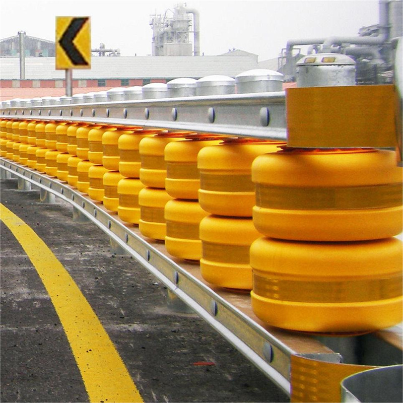 Highway Intensity Safety Traffic Crash Guardrail Roller Crash Barrier-product