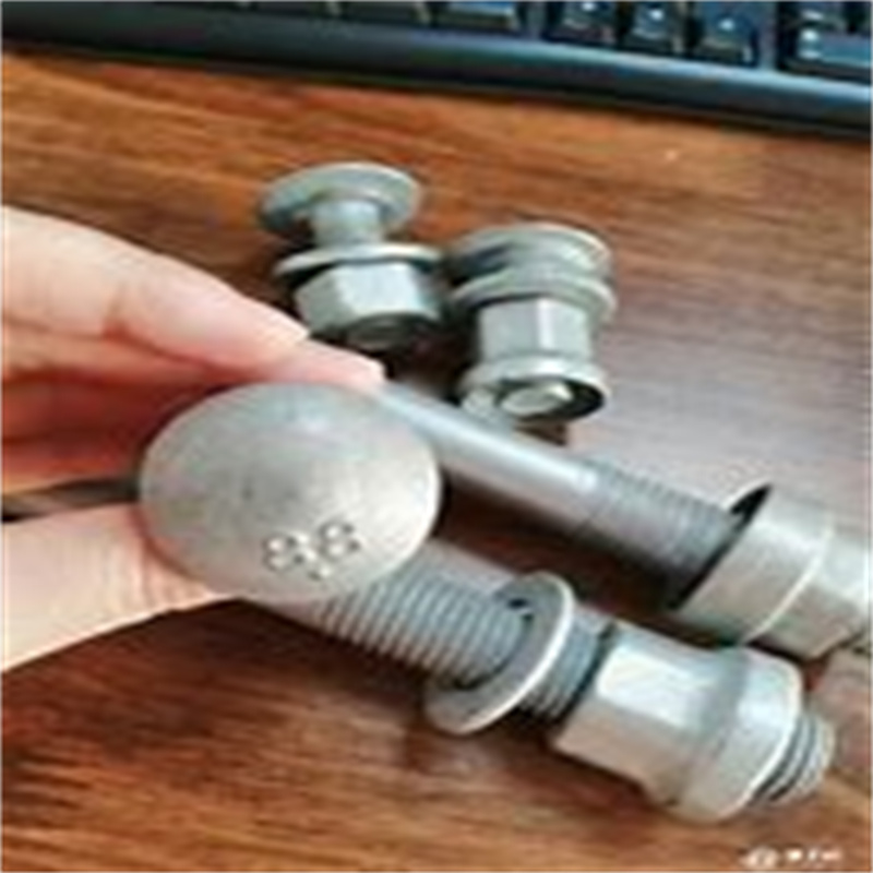 Galvanized Nut for Highway Guardrail - Secure Installation
