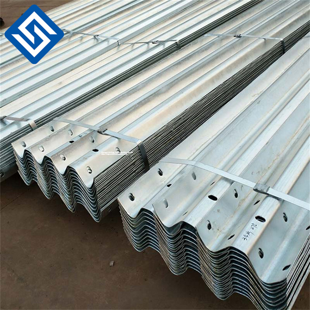 Ripple steel plate beam for JT / T2811995 highway / highway guardrail-China