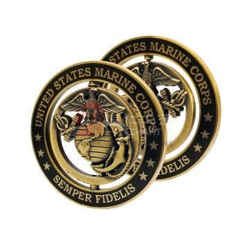 Koin Desain Khusus dengan Pembuka / Cetak 3D / Berputar