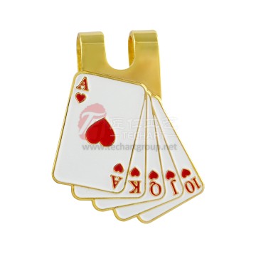 개인 맞춤형 금속 골프 볼 마커 모자 클립