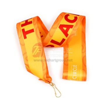 Tali Lanyard Sublimasi Pewarna dengan Pencetakan Kustom