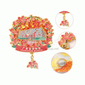 맞춤형 경치 좋은 흐름과 냉장고 자석 | 인기 금속 기념품