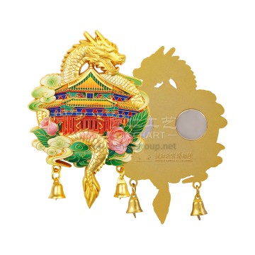 Magnet Kulkas Logam Cetak 3D UV Kustom | Jelas & Bertekstur...