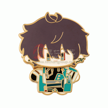 Custom Cartoon & Anime Badges with Advanced Enamel & 3D Techniques