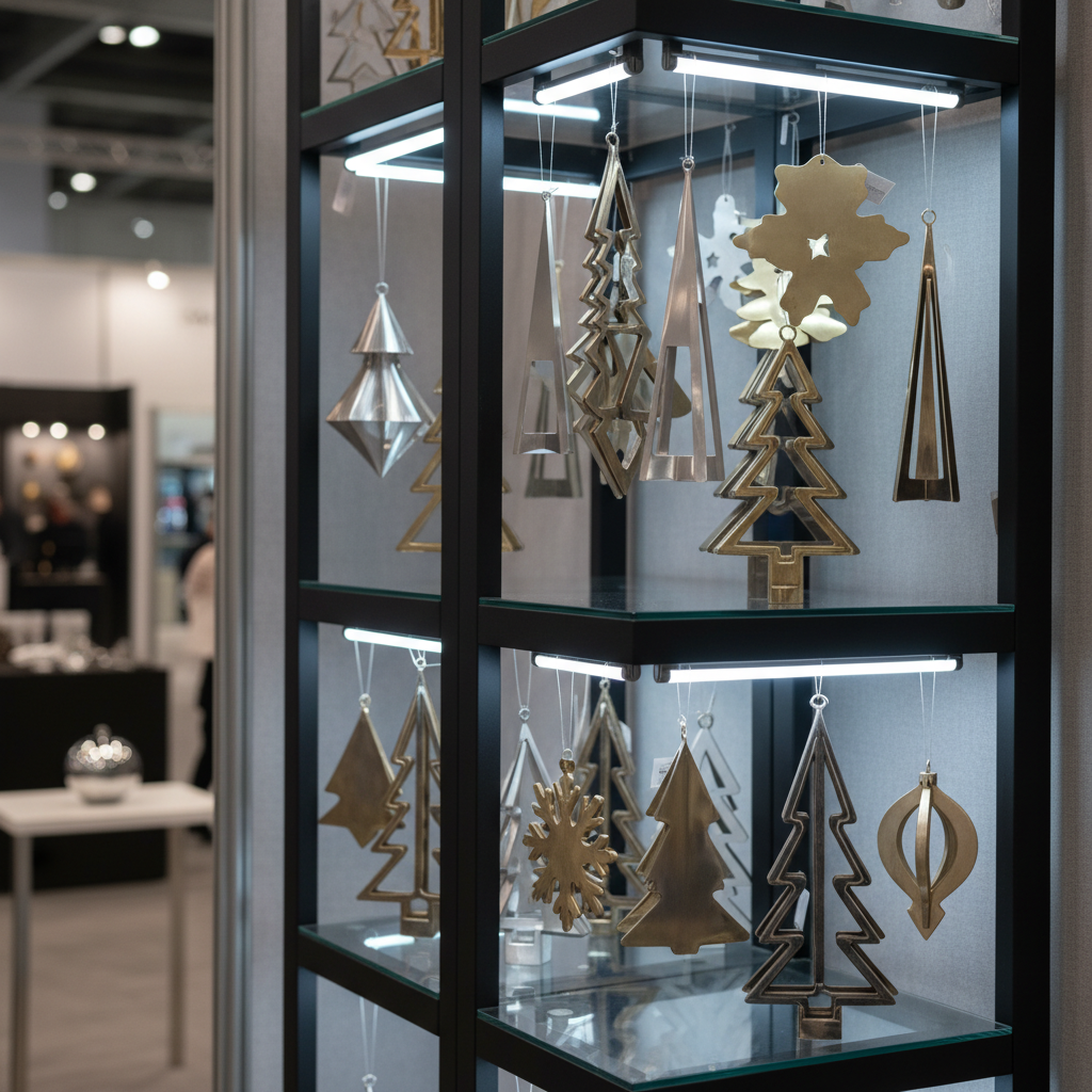 Metal Christmas Ornaments For Trade Shows