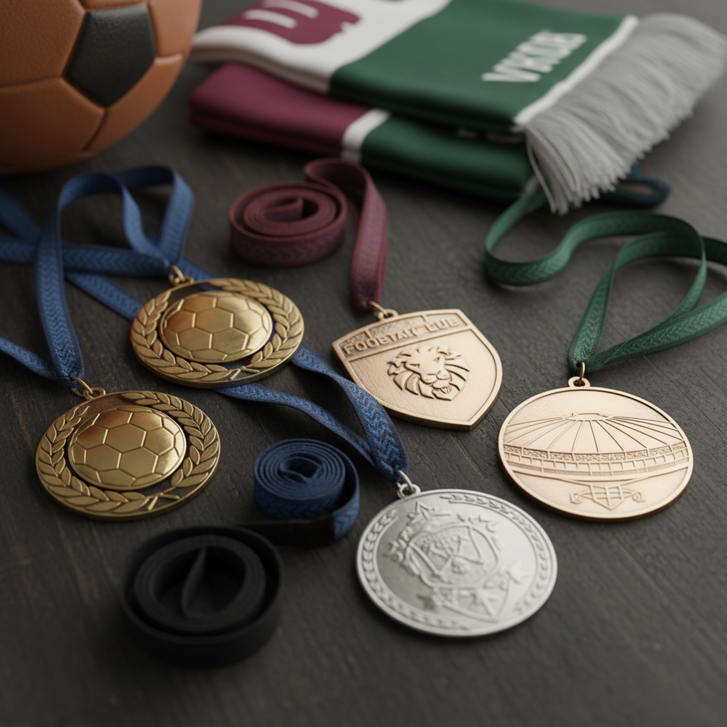 Custom Medals For Football Club Merchandise