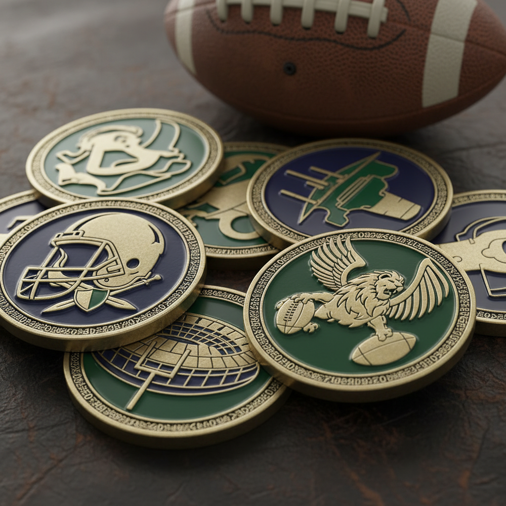 Military Challenge Coins For Football Club Merchandise