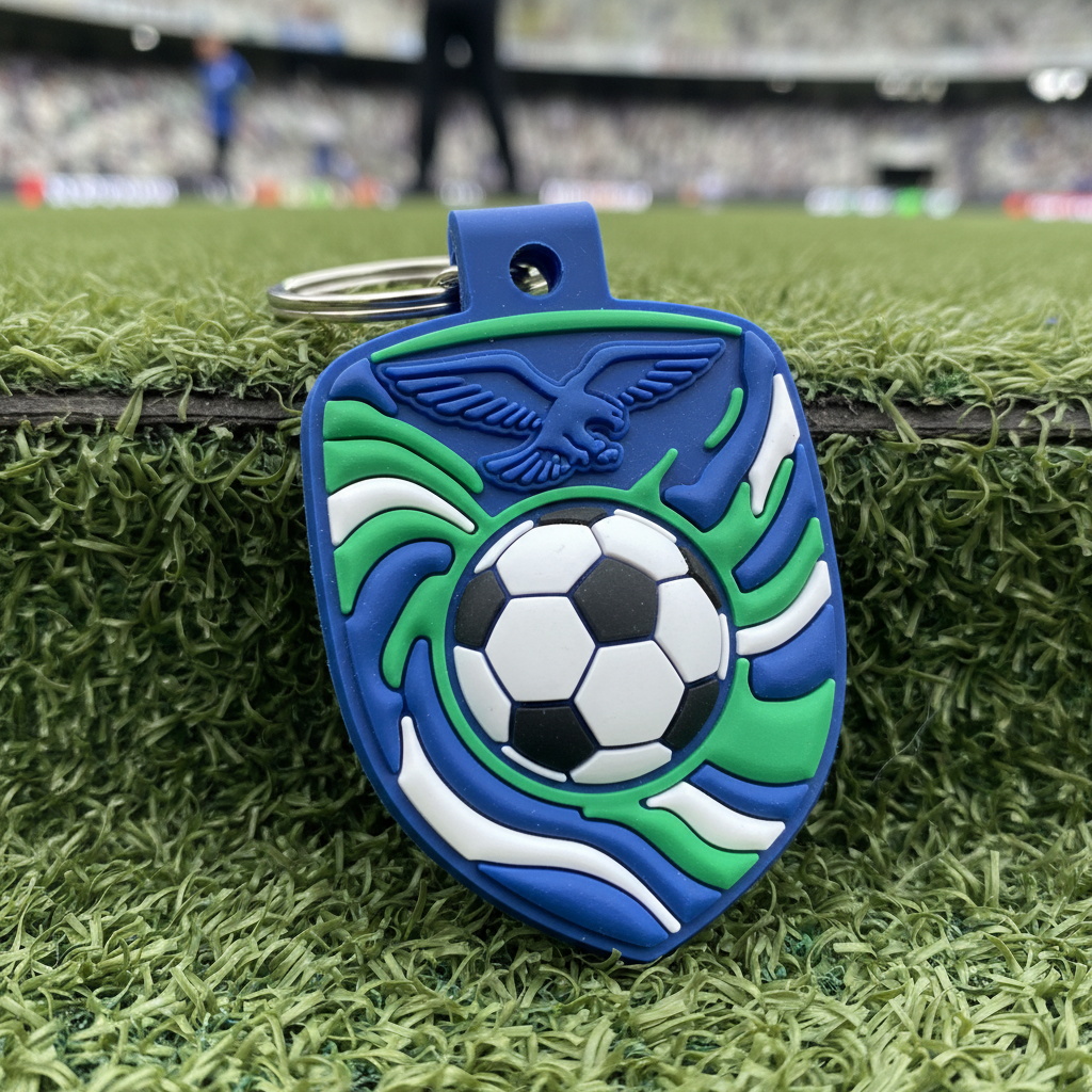 Custom PVC Keychain For Football Club Merchandise