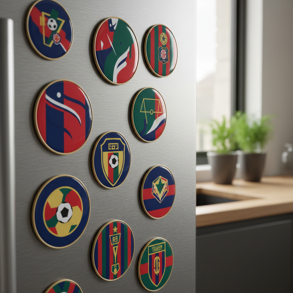 Promotional Fridge Magnets For Football Club Merchandise
