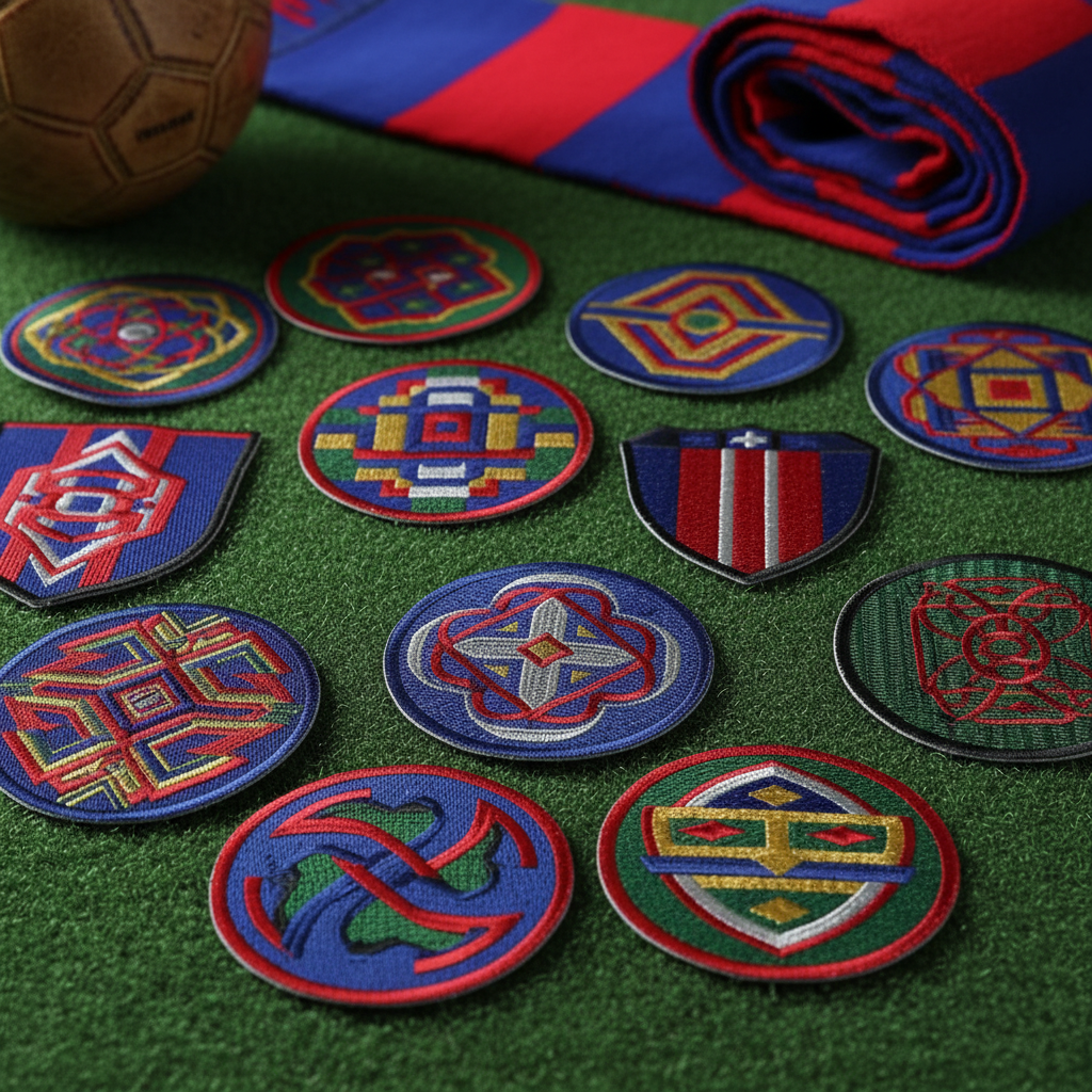 Custom Woven Patches For Football Club Merchandise