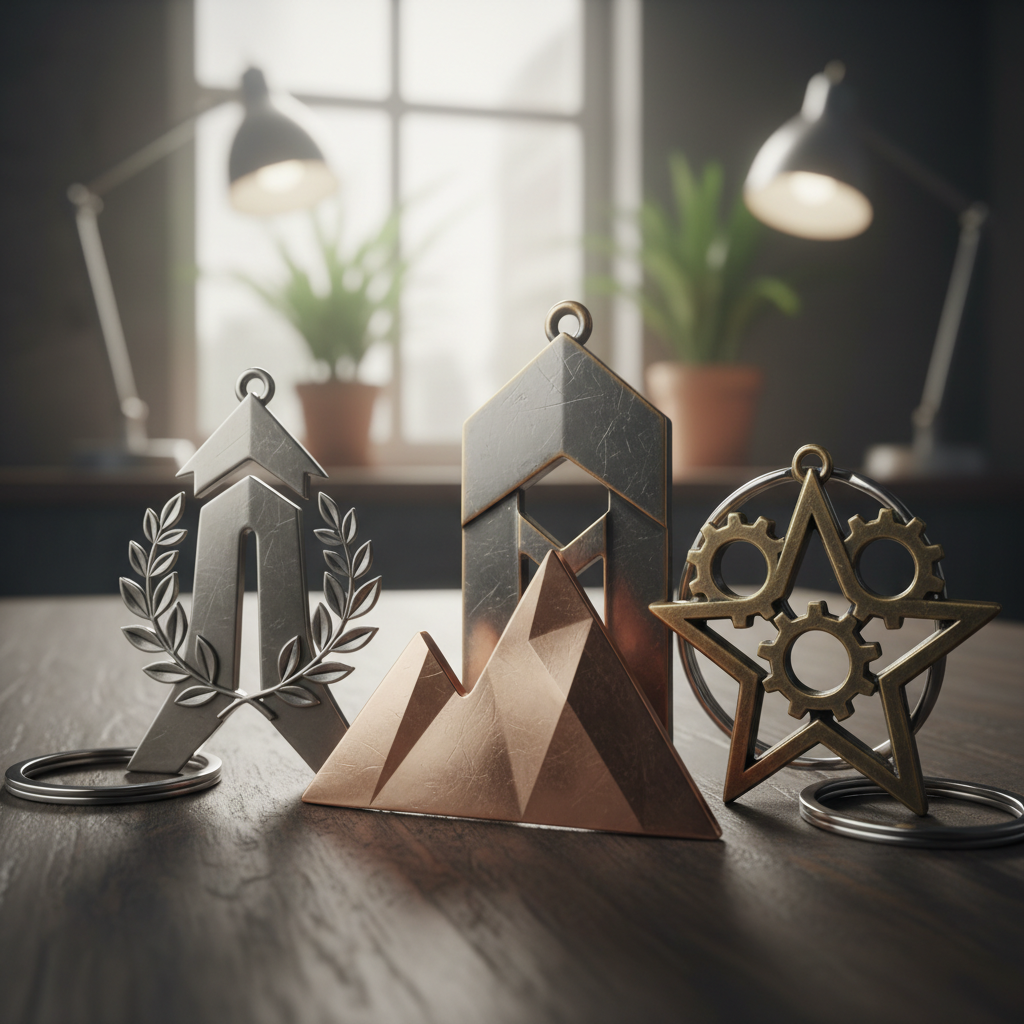 Custom Metal Keychains For Employee Recognition
