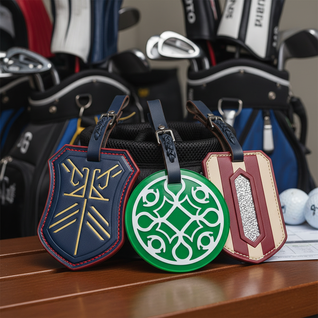 Personalized Golf Bag Tags For School And Club Badges
